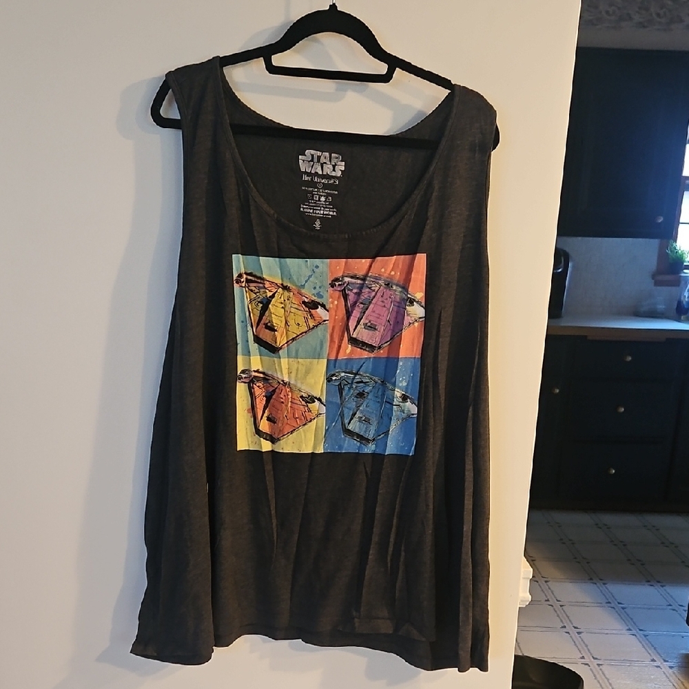 Star Wars Multicolor Graphic Tank Top
